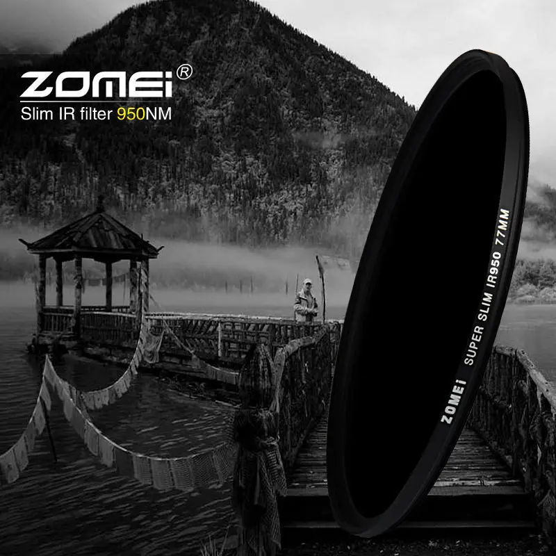 Zomei Infrared IR filter 680nm 720nm 760nm 850nm 950nm IR filter 37mm 49mm 52mm 58mm 67mm 72mm 82mm for SLR DSLR camera lens thumbnail 6