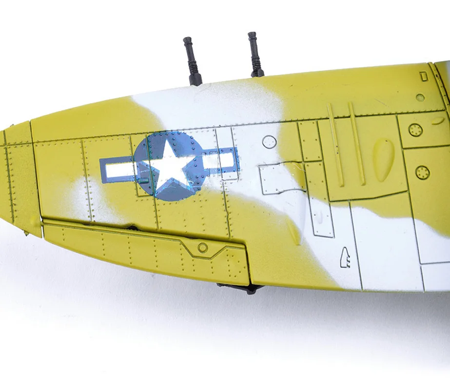 22cm 4D Diy Toys Fighter Assemble Blocks Building Model Airplane Military Model Arms WW2 Germany BF109 UK Hurricane Fighter thumbnail 6