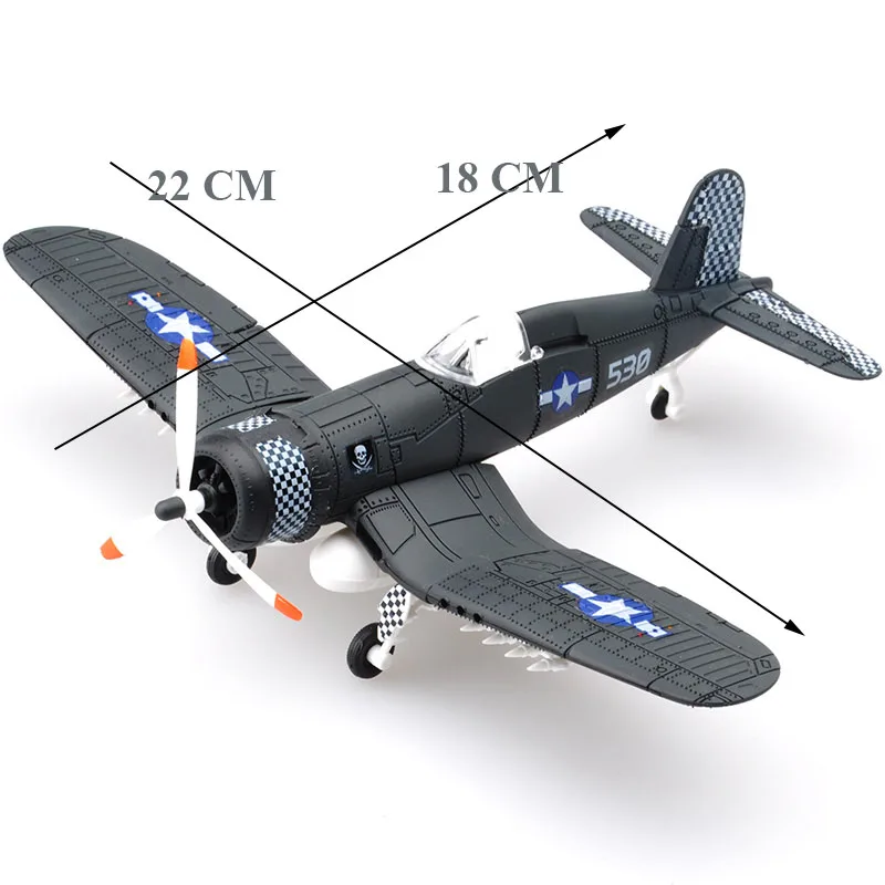 22cm 4D Diy Toys Fighter Assemble Blocks Building Model Airplane Military Model Arms WW2 Germany BF109 UK Hurricane Fighter thumbnail 2