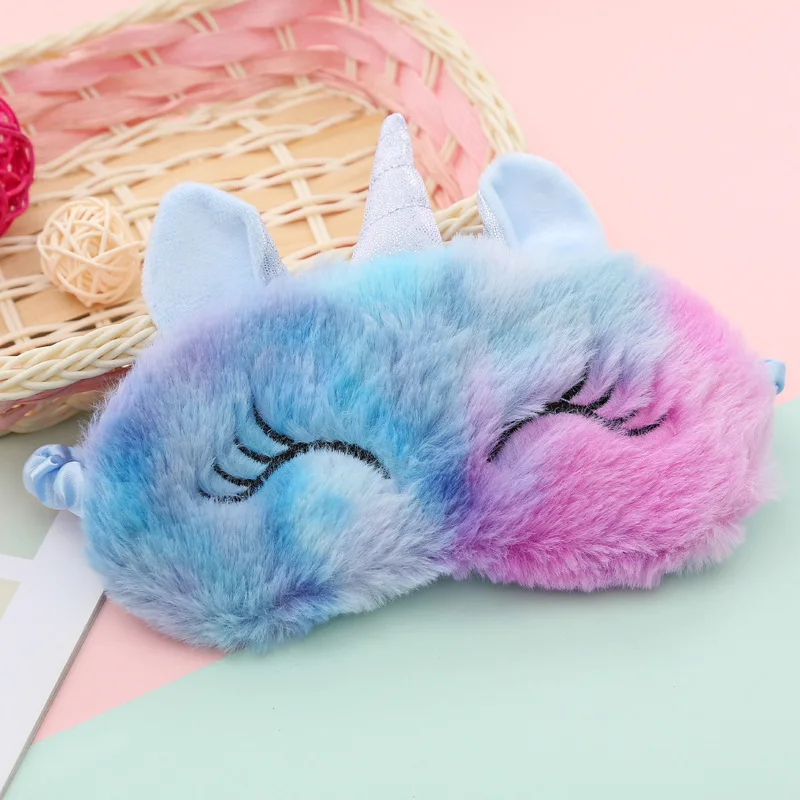 Cartoon Unicorn Party Anime Sleeping Mask Kids Gift Cute Blindfolds Travel Sleep Eye Band Shade Rest Eyepatch thumbnail 5