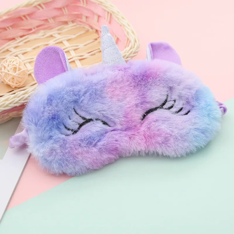 Cartoon Unicorn Party Anime Sleeping Mask Kids Gift Cute Blindfolds Travel Sleep Eye Band Shade Rest Eyepatch thumbnail 6