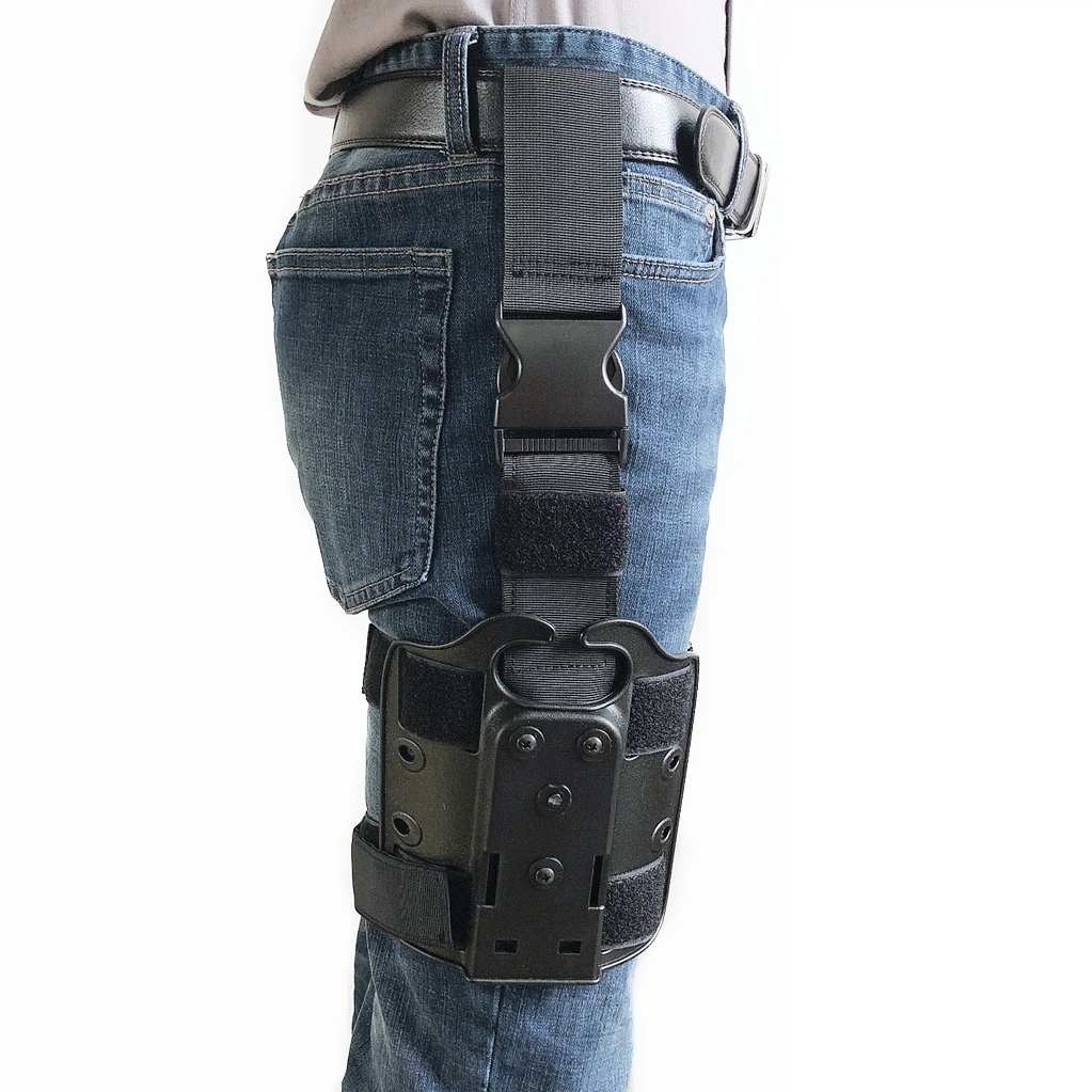 Tactical Drop Leg Platform for Pistol Holster Drop Leg Adapter Thigh Panel Paddle Hunting Accessories thumbnail 5