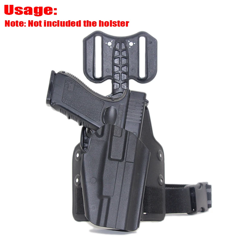 Tactical Drop Leg Platform for Pistol Holster Drop Leg Adapter Thigh Panel Paddle Hunting Accessories thumbnail 6