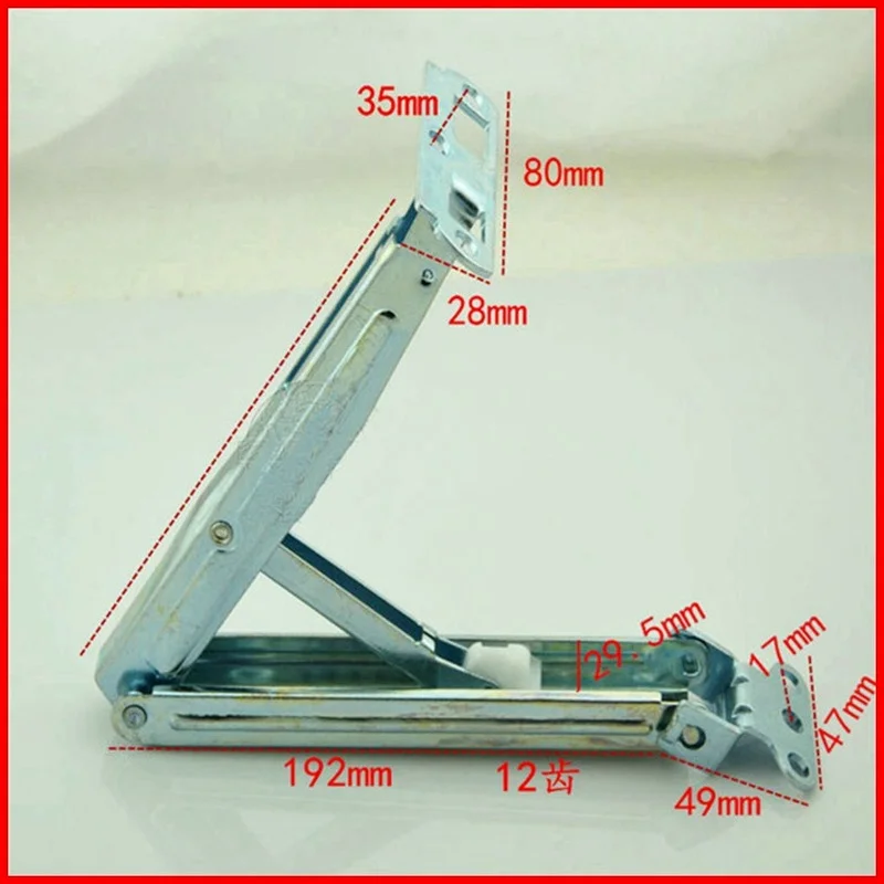Heavy duty Sofa lift up hinges Adjustable Position Angle bed fold mechanism table support frame Furniture hardware accessories thumbnail 2