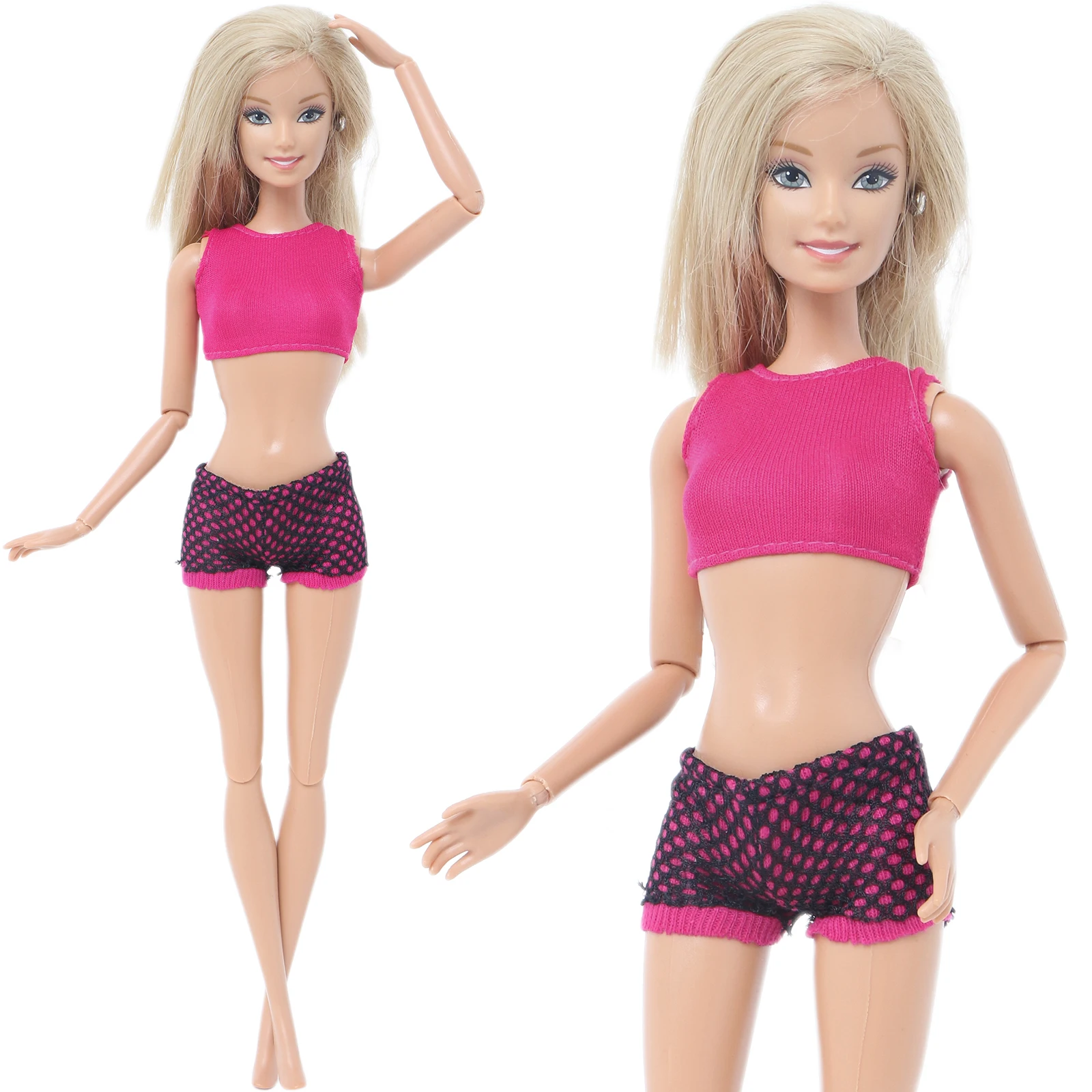 Fashion Doll Swimsuit Bikini Dress Summer Outfit Tops Pants Swimwear Beach Bathing Accessories Clothes for 1/6 Doll Girl Toys thumbnail 5