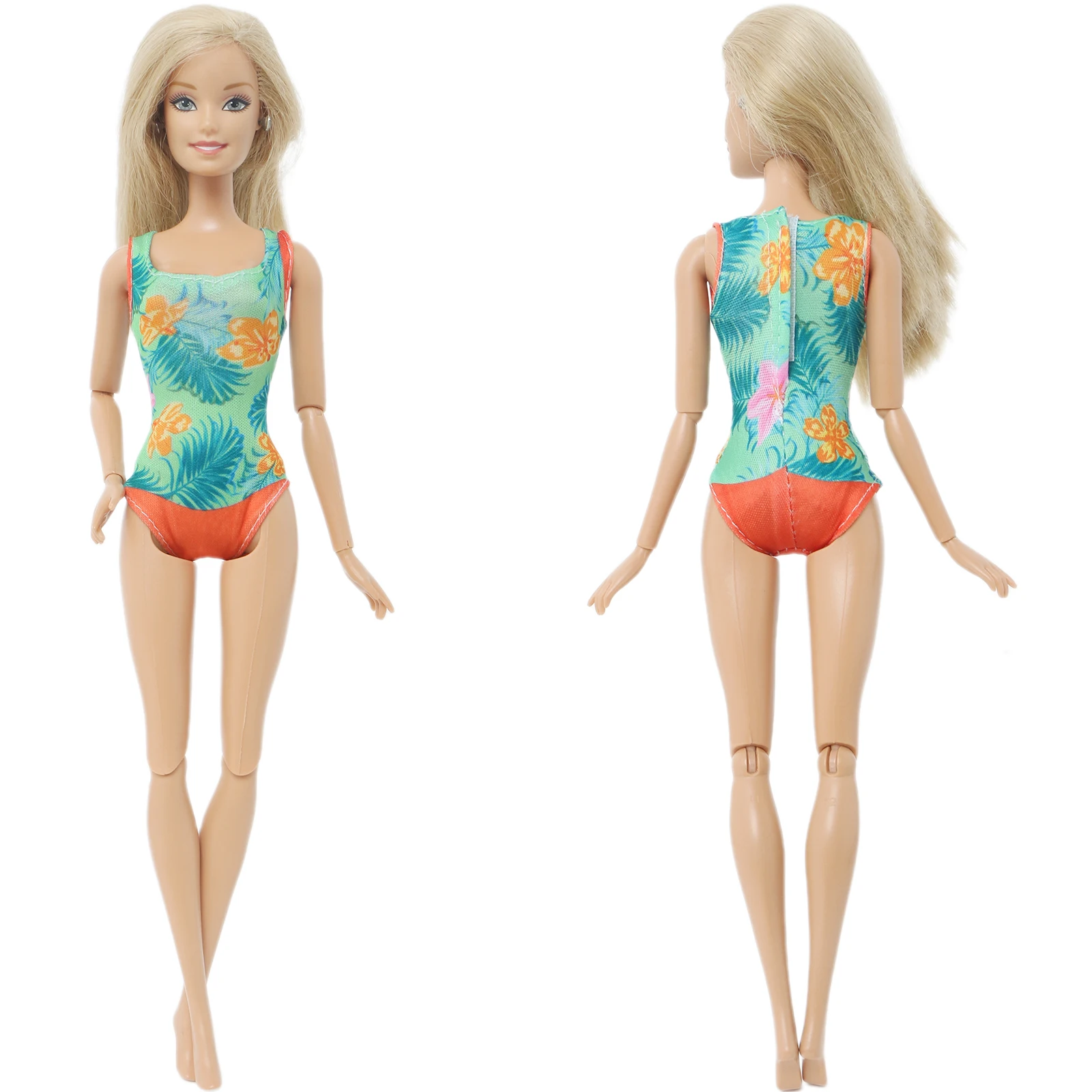 Fashion Doll Swimsuit Bikini Dress Summer Outfit Tops Pants Swimwear Beach Bathing Accessories Clothes for 1/6 Doll Girl Toys thumbnail 3
