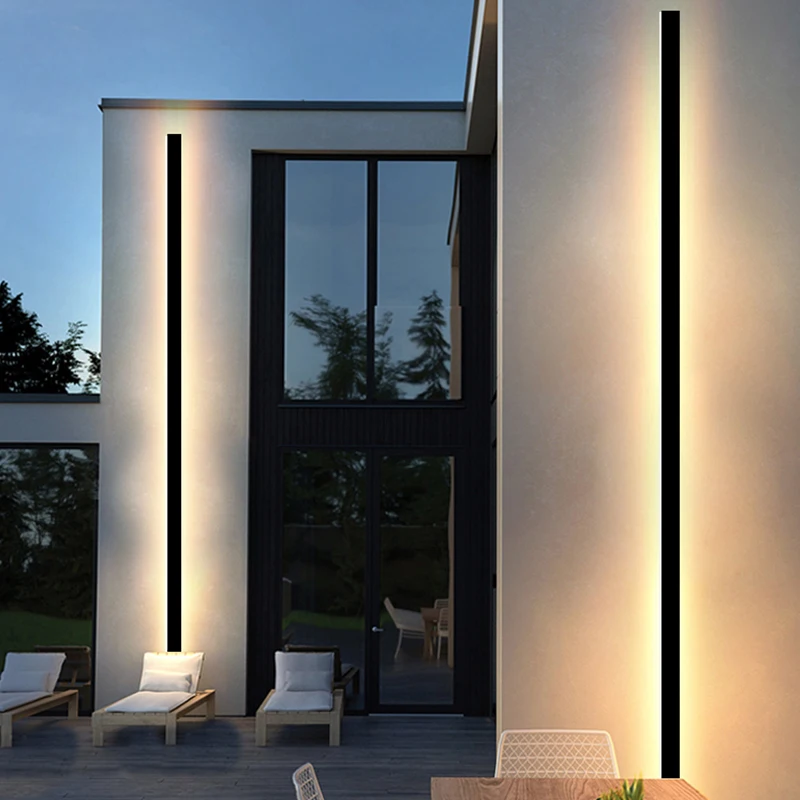 LED Outdoor Wall Light Modern Waterproof IP65 villa Porch Garden patio exterio Wall Lamp Rainproof in front of garage door Lamp thumbnail 2
