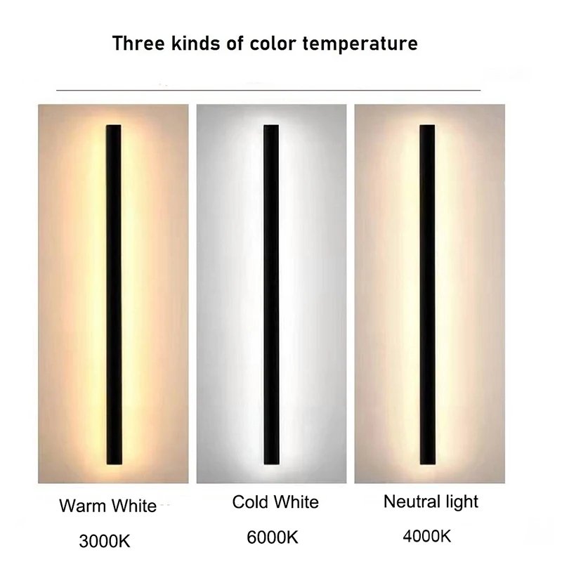 LED Outdoor Wall Light Modern Waterproof IP65 villa Porch Garden patio exterio Wall Lamp Rainproof in front of garage door Lamp thumbnail 3