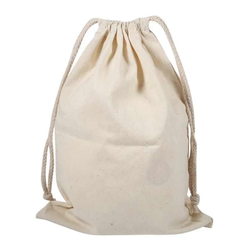 Heavy Duty Extra Large 75x120cm/65x75cm/48x60cm Cotton Canvas Laundry Bag Beach Storage thumbnail 3