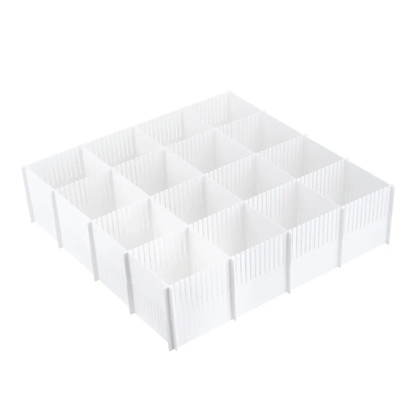 5Pcs Adjustable Drawer Divider DIY Storage Shelves Household Free Combination Partition Board Makeup Sock Underwear Organizer thumbnail 5