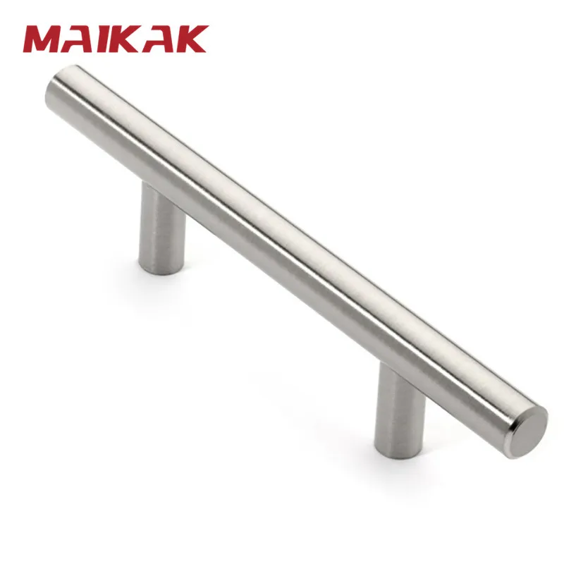 MAIKAK Modern Stainless Steel Kitchen Door Cabinet T Bar Handle Pull Knob Cabinet Knobs Furniture Handle Cupboard Drawer Handle thumbnail 4