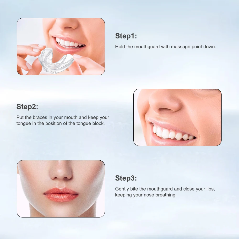 3Pcs Dental Braces Orthodontic Teeth Trainer Set for Adults Orthotics Tooth Retainers Alignment 3 Phases Teeth Straightener thumbnail 5