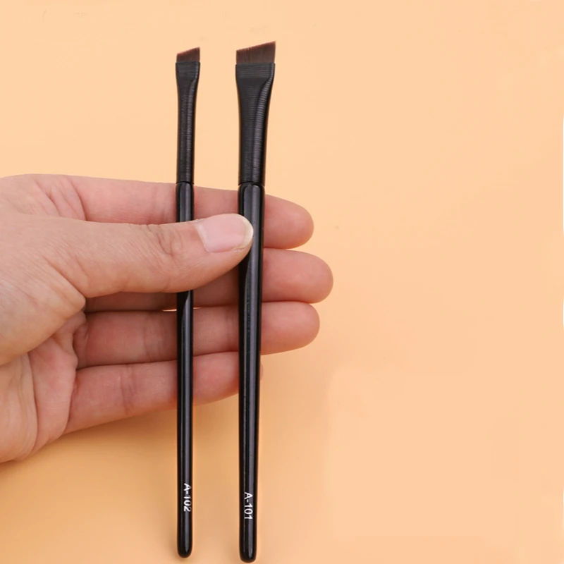 5/10/20/50 Pcs Brow Contour Makeup Brushes Eyebrow Eyeliner Brush Professional Super Thin Angled Liner Eye Brush Make Up Tools thumbnail 2