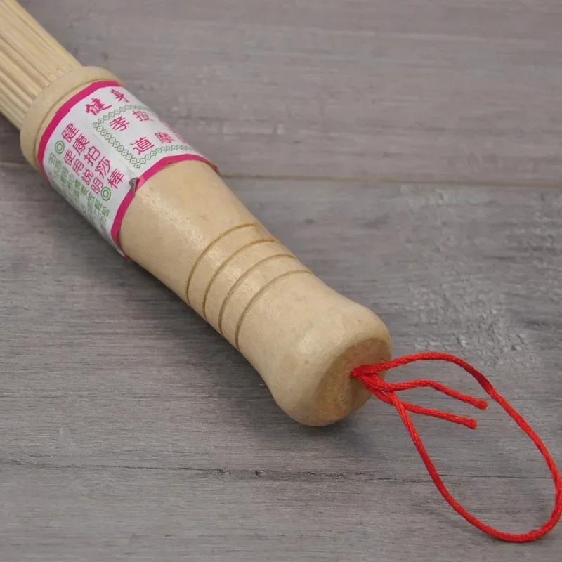 Bamboo Wood Massager Relaxation Hammer Stick Relieve Muscle Fatigue Environmental Health Wooden Handle Health Care Tool thumbnail 4