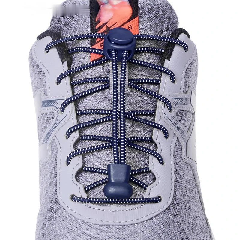 1 Pair 22 Colors Elastic Shoelaces Round Locking No Tie Shoe Laces Kids Adult Quick Lazy Laces Rubber Sneakers Shoelace T1 thumbnail 4