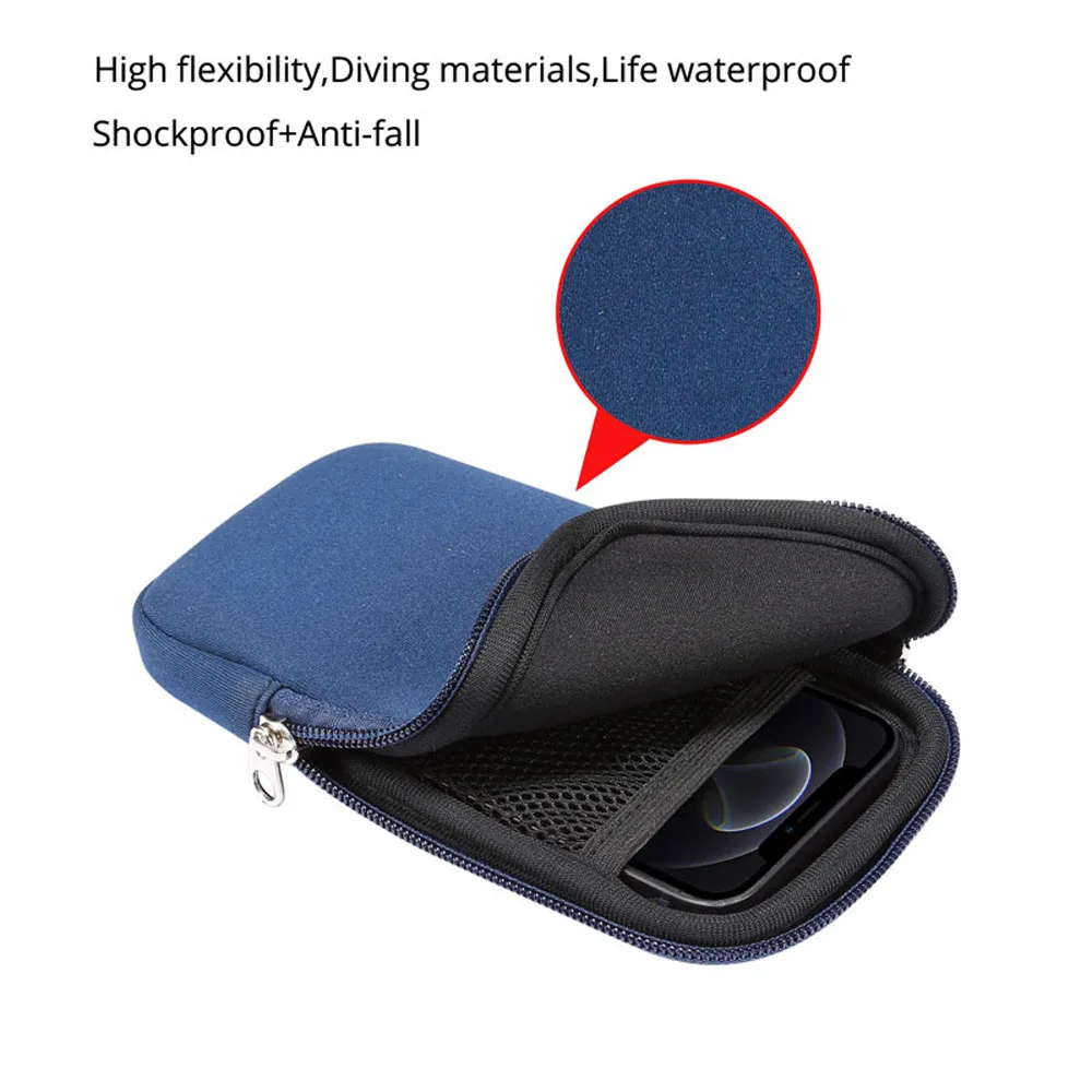 Universal 4.7-7.2 Inch Waterproof Phone Bag Pouch for iPhone Samsung Huawei Xiaomi Shockproof Cellphone Case with Shoulder Strap thumbnail 2