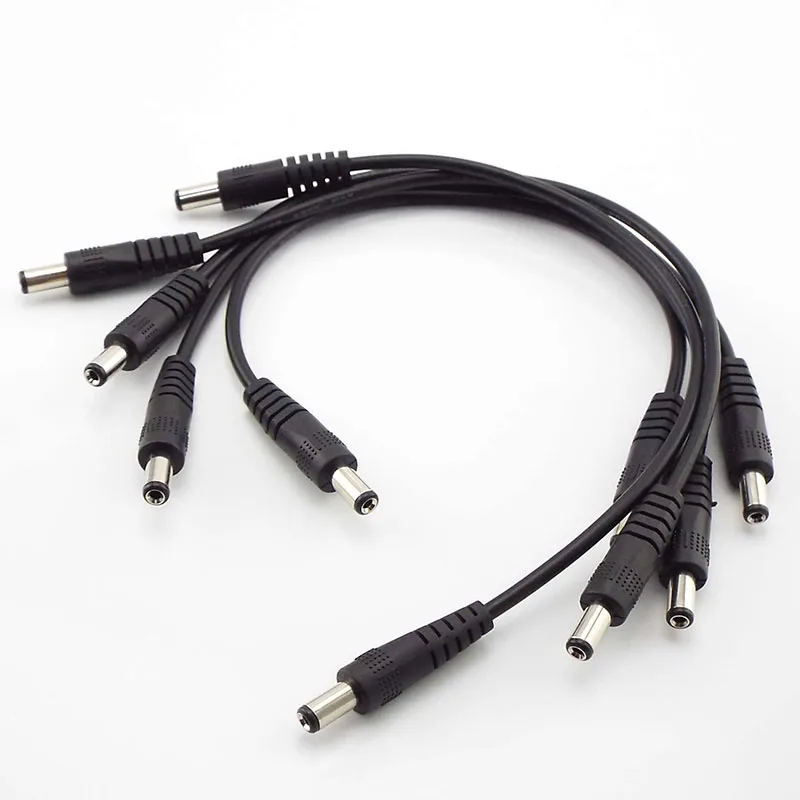 12V 3A DC male to male Power supply diy cord cable 5.5 x 2.1mm Male CCTV Adapter Connector Power Extension Cords 0.5M/1M/2M thumbnail 5