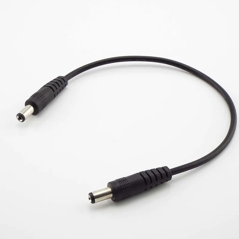 12V 3A DC male to male Power supply diy cord cable 5.5 x 2.1mm Male CCTV Adapter Connector Power Extension Cords 0.5M/1M/2M thumbnail 2