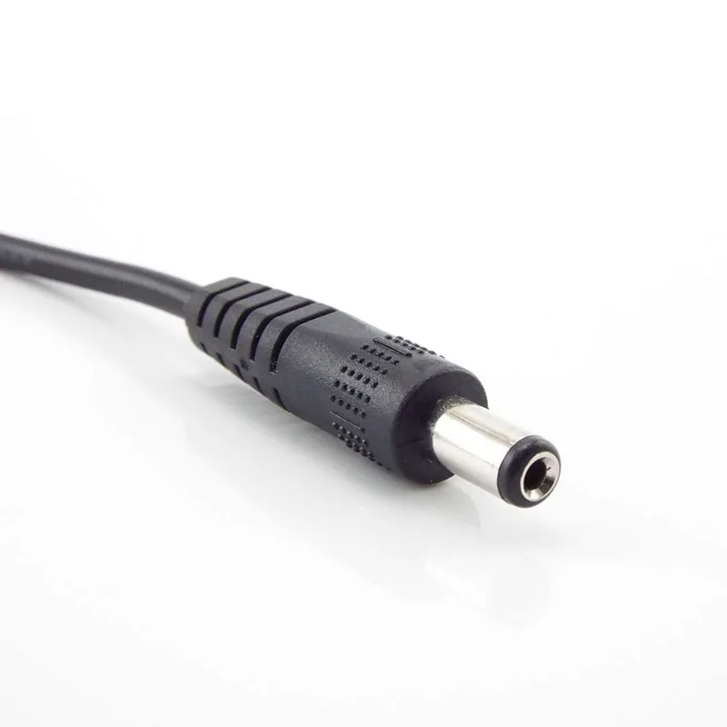12V 3A DC male to male Power supply diy cord cable 5.5 x 2.1mm Male CCTV Adapter Connector Power Extension Cords 0.5M/1M/2M thumbnail 3