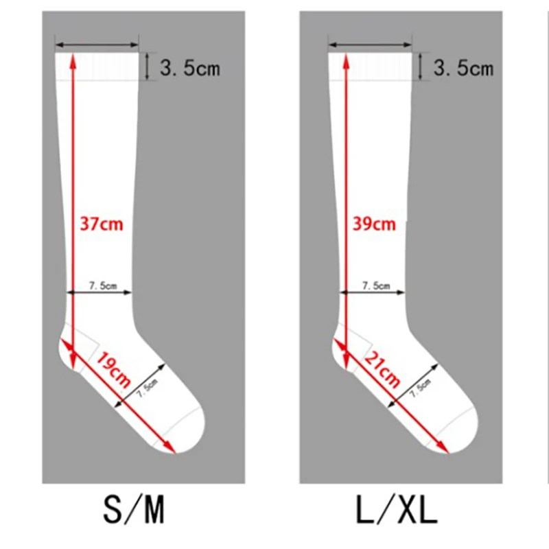 Cycling Compression Stockings Flying Pregnancy Swelling Sports Socks Men And Women Hiking Running Socks 20-30 MmHg thumbnail 3