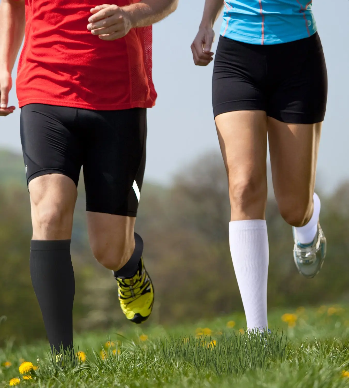 Cycling Compression Stockings Flying Pregnancy Swelling Sports Socks Men And Women Hiking Running Socks 20-30 MmHg thumbnail 2