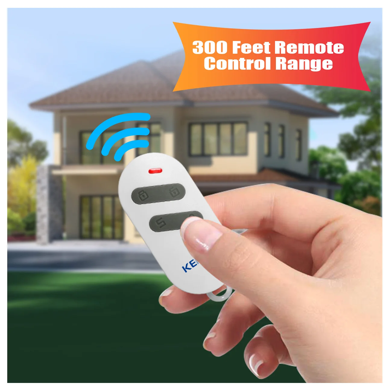 KERUI D121 Wireless Door Window Magnetic Sensor Alarm 120dB Anti-theft 300ft Remote Control Detectors Home Security Alarm System thumbnail 4