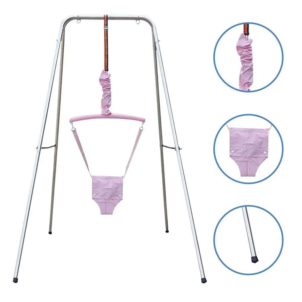 Baby Standing Door Jumper Exerciser Outdoor Baby Swing Bouncing Chair Sliding Adjustment Kid Jump Hammock Seat Without Bracket