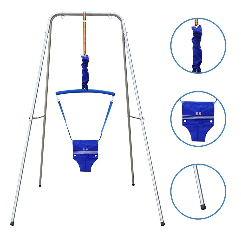 Baby Standing Door Jumper Exerciser Outdoor Baby Swing Bouncing Chair Sliding Adjustment Kid Jump Hammock Seat Without Bracket thumbnail 2