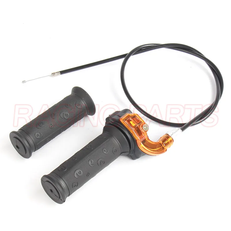 Gas Carburetor Throttle Cable Twist Handle Grips For 2 Stroke 47cc 49cc Mini Moto Dirt ATV Quad Super Pocket Bike thumbnail 2