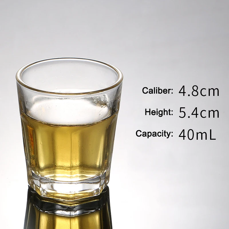 Chinese styl Style Drinking Glass Bar Party Glass Tumblers Vodka Tequila Cordial Espresso Liqueur Shot Glasses Kitchen Drinkware thumbnail 4