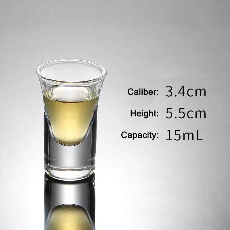 Chinese styl Style Drinking Glass Bar Party Glass Tumblers Vodka Tequila Cordial Espresso Liqueur Shot Glasses Kitchen Drinkware thumbnail 5