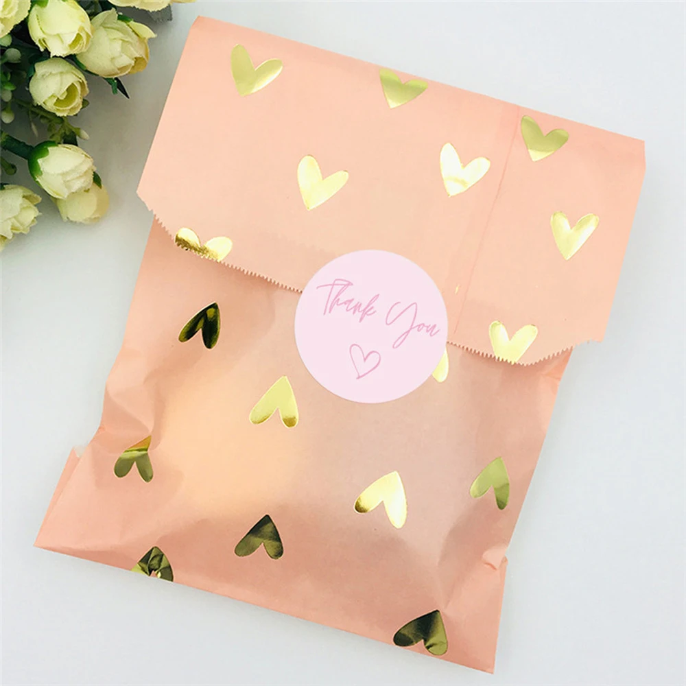 100-500pcs Round Thank You Stickers for Envelope Seal Labels Gift Packaging decor Birthday Party Scrapbooking Stationery Sticker thumbnail 6