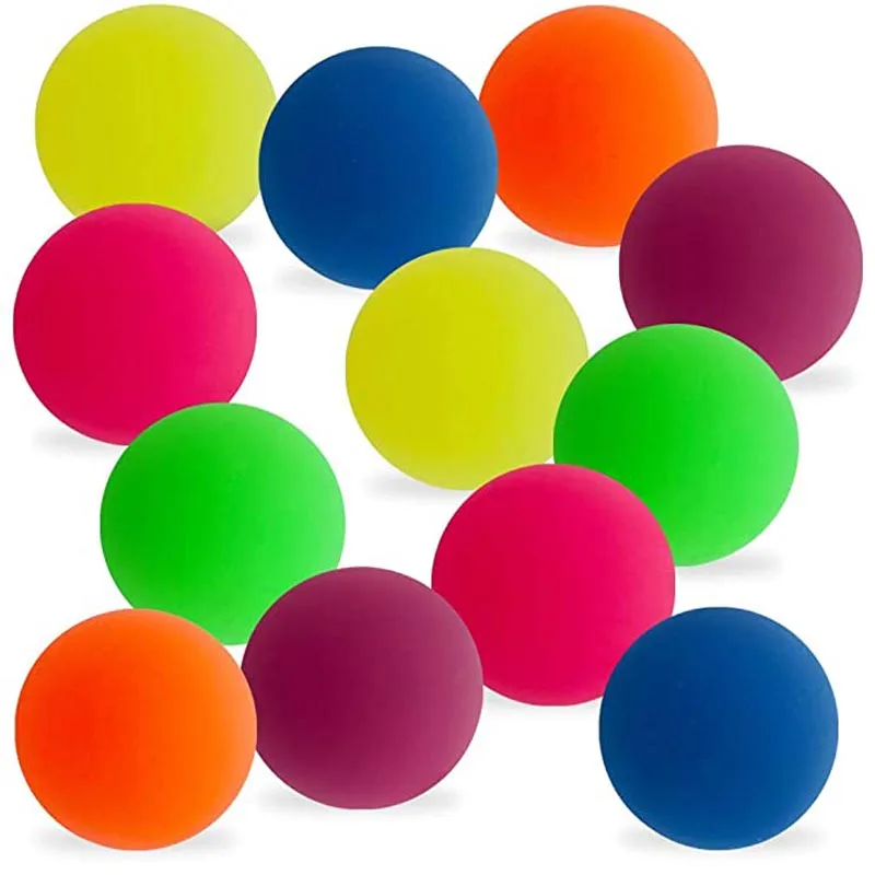 1PCS Big Size 55MM Bouncy Balls For Kids Party Favors Children Luminous Toys Glow In The Dark Birthday Gifts Carnival Prizes thumbnail 4