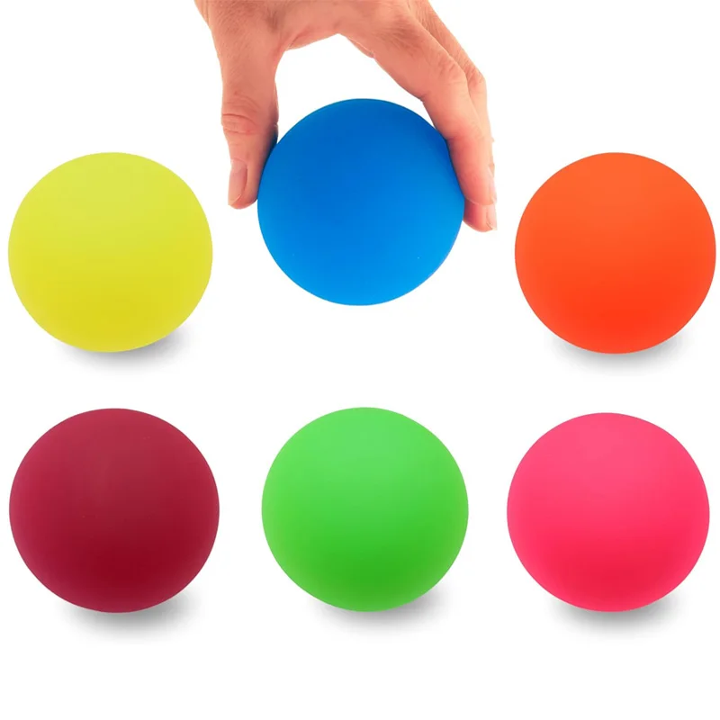 1PCS Big Size 55MM Bouncy Balls For Kids Party Favors Children Luminous Toys Glow In The Dark Birthday Gifts Carnival Prizes thumbnail 2