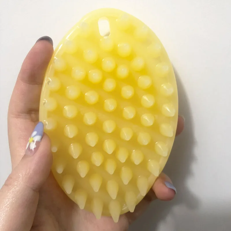 Pet Products For Dog Cat Massage Brush Combs Cleaner Puppy Hair Removal Slicker Brushes Wash Tools Soft Gentle Silicone Bristles thumbnail 4