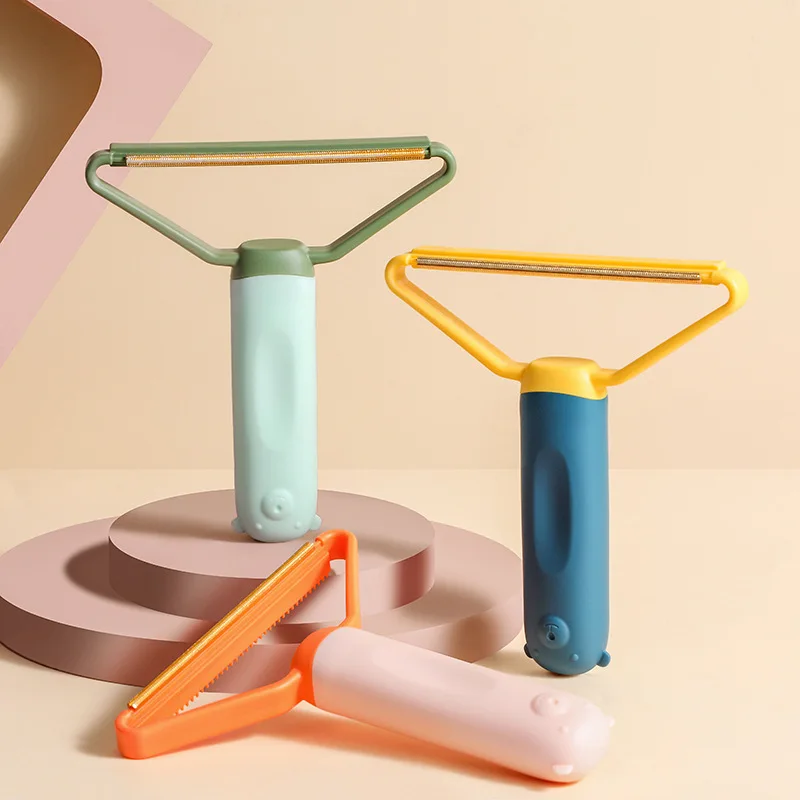 Portable Lint Remover Pet Hair Remover Brush Carpet Wool Coat Clothes Lint Pellet Manual Shaver Removal Scraper Cleaning Tool thumbnail 6