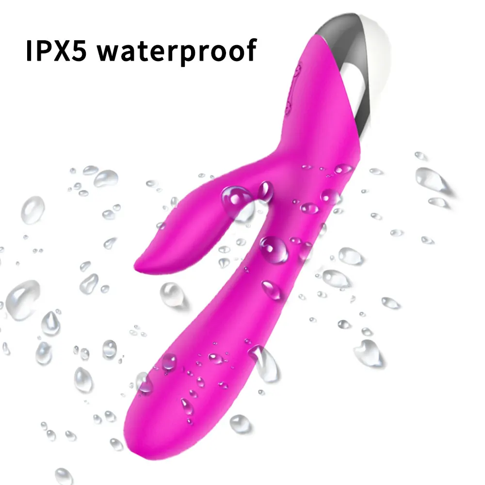 10 Speed G Spot Vibrator USB Rechargeable Powerful Dildo Rabbit Vibrator for Women Clitoris stimulation Massage Adult sex toys thumbnail 4