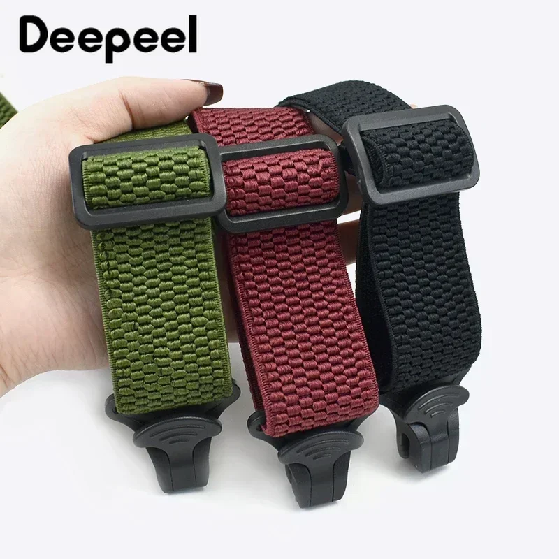 1Pc 3.5*120cm Men's Suspender Adult 4 Clips Mens Suspenders X Type Elastic Adjustable Strap Wide Braces Work Male Jockstrap thumbnail 4