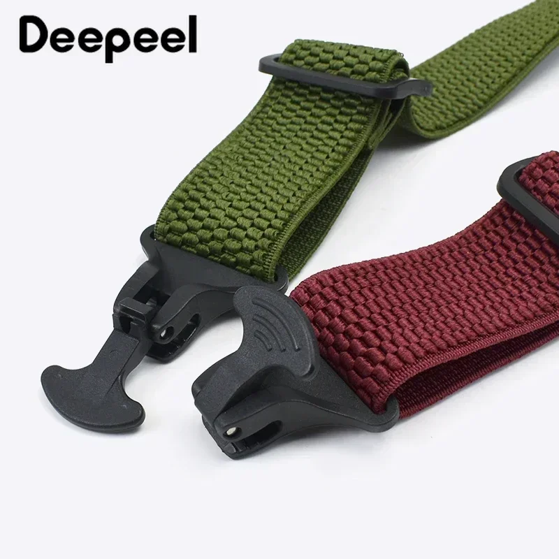 1Pc 3.5*120cm Men's Suspender Adult 4 Clips Mens Suspenders X Type Elastic Adjustable Strap Wide Braces Work Male Jockstrap thumbnail 5