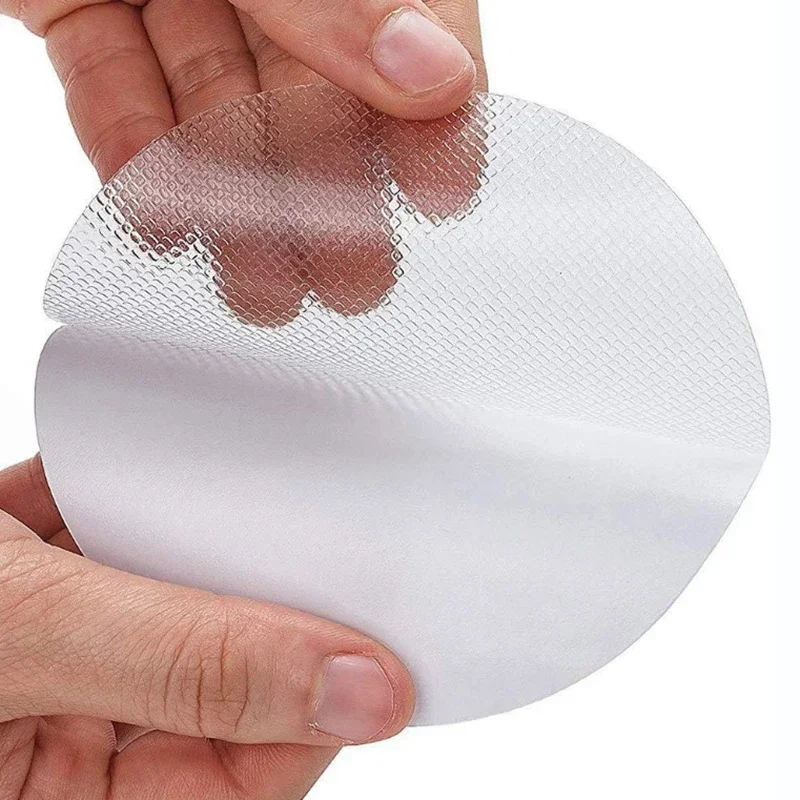 6/12PCS Bathroom Slip Transparent Non-Slip Tape Anti-Slip Strips Shower Stickers Square Round Flower Shaped Antiskid Sticker thumbnail 4