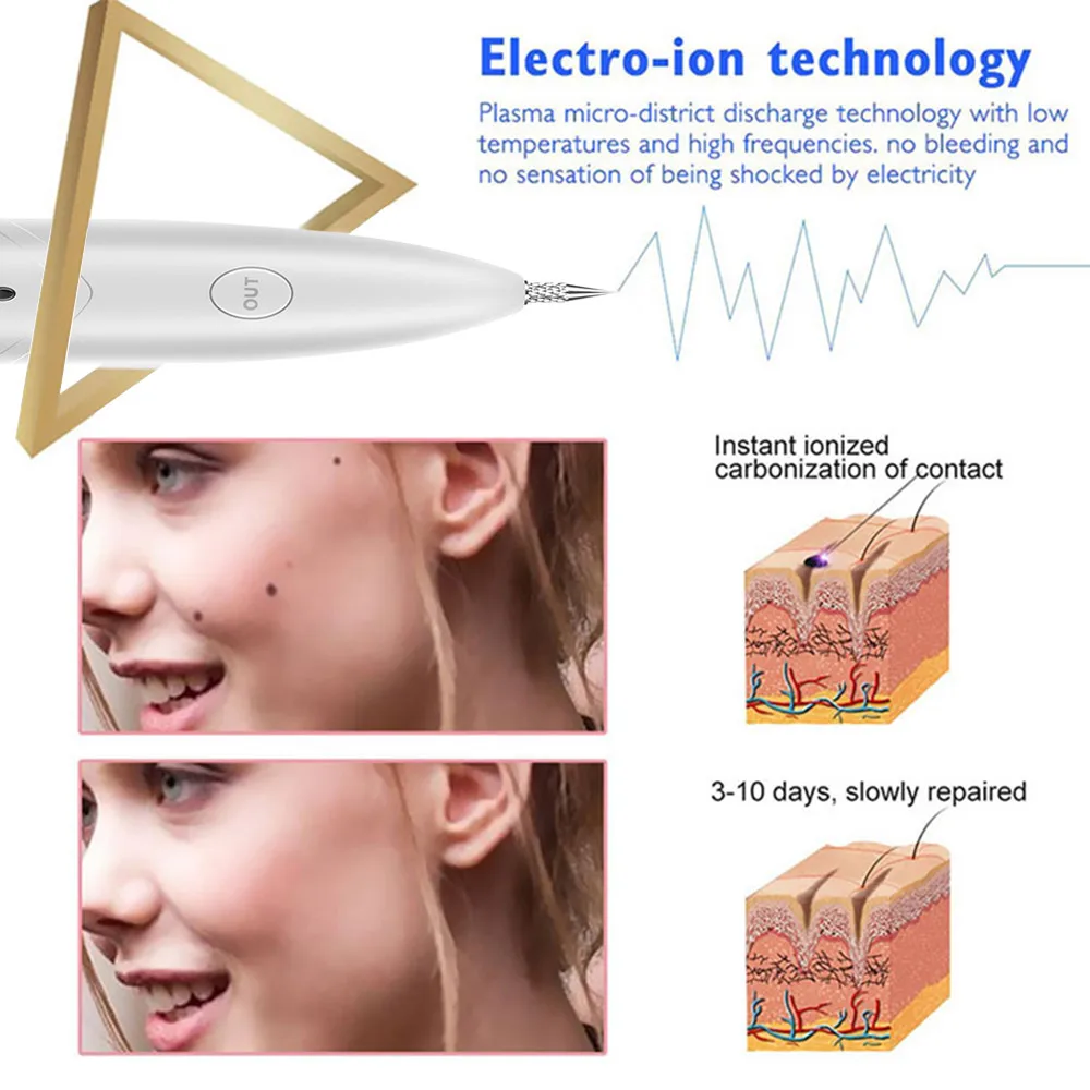 Pen Salon Plasma Pen Black Dots Vacuum Cleaner Laser Freckle Removal Machine Skin Mole Dark Spot Face Wart Tag Tattoo Remover thumbnail 4
