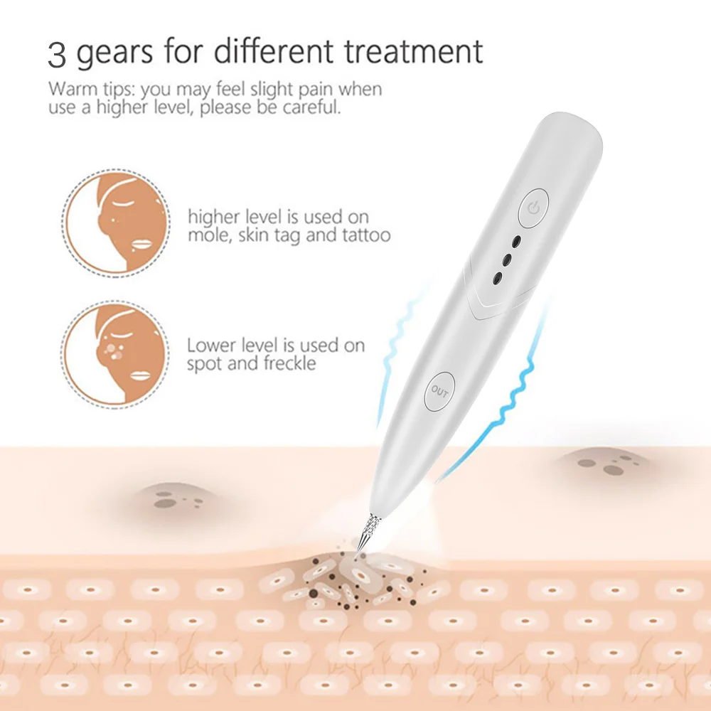 Pen Salon Plasma Pen Black Dots Vacuum Cleaner Laser Freckle Removal Machine Skin Mole Dark Spot Face Wart Tag Tattoo Remover thumbnail 6