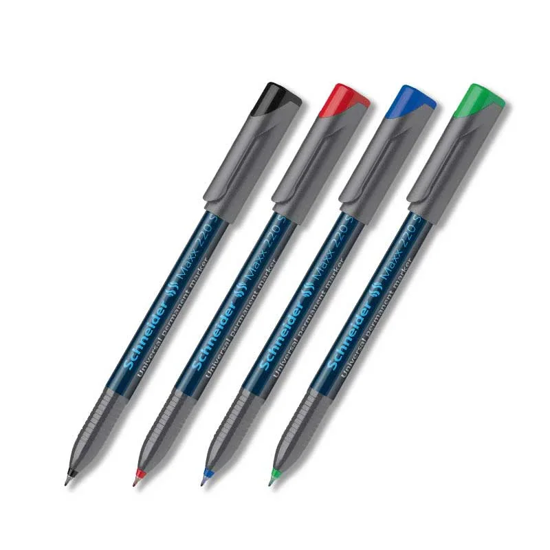 1pc Germany Schneider 220S/222F/224M Environmentally Friendly Marker Pen Multi-model 3 Styles Nib Optional Oily Film Pen thumbnail 2