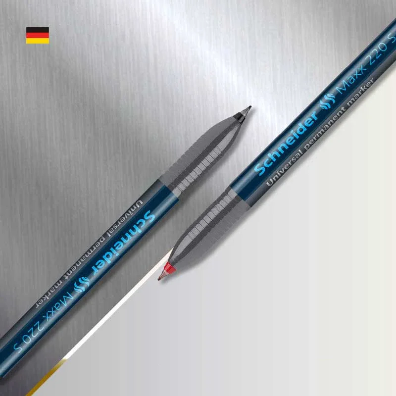 1pc Germany Schneider 220S/222F/224M Environmentally Friendly Marker Pen Multi-model 3 Styles Nib Optional Oily Film Pen thumbnail 4