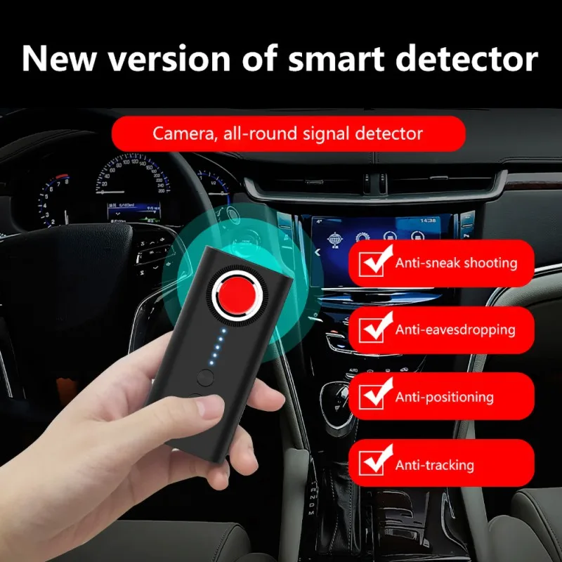 T1 Spy Gadgets Hidden Camera Detector RF GSM Signal Wireless Lens Laser Detection Wiretapping GPS Tracker Sound Mini Bug Finder thumbnail 2