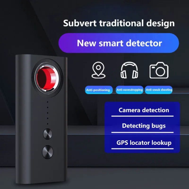 T1 Spy Gadgets Hidden Camera Detector RF GSM Signal Wireless Lens Laser Detection Wiretapping GPS Tracker Sound Mini Bug Finder thumbnail 4