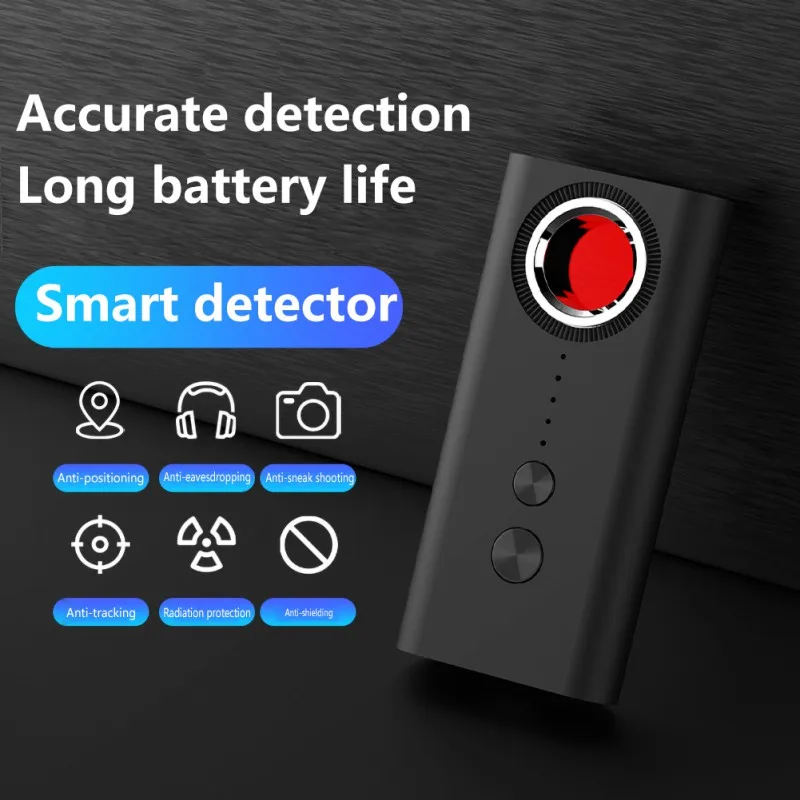 T1 Spy Gadgets Hidden Camera Detector RF GSM Signal Wireless Lens Laser Detection Wiretapping GPS Tracker Sound Mini Bug Finder thumbnail 5