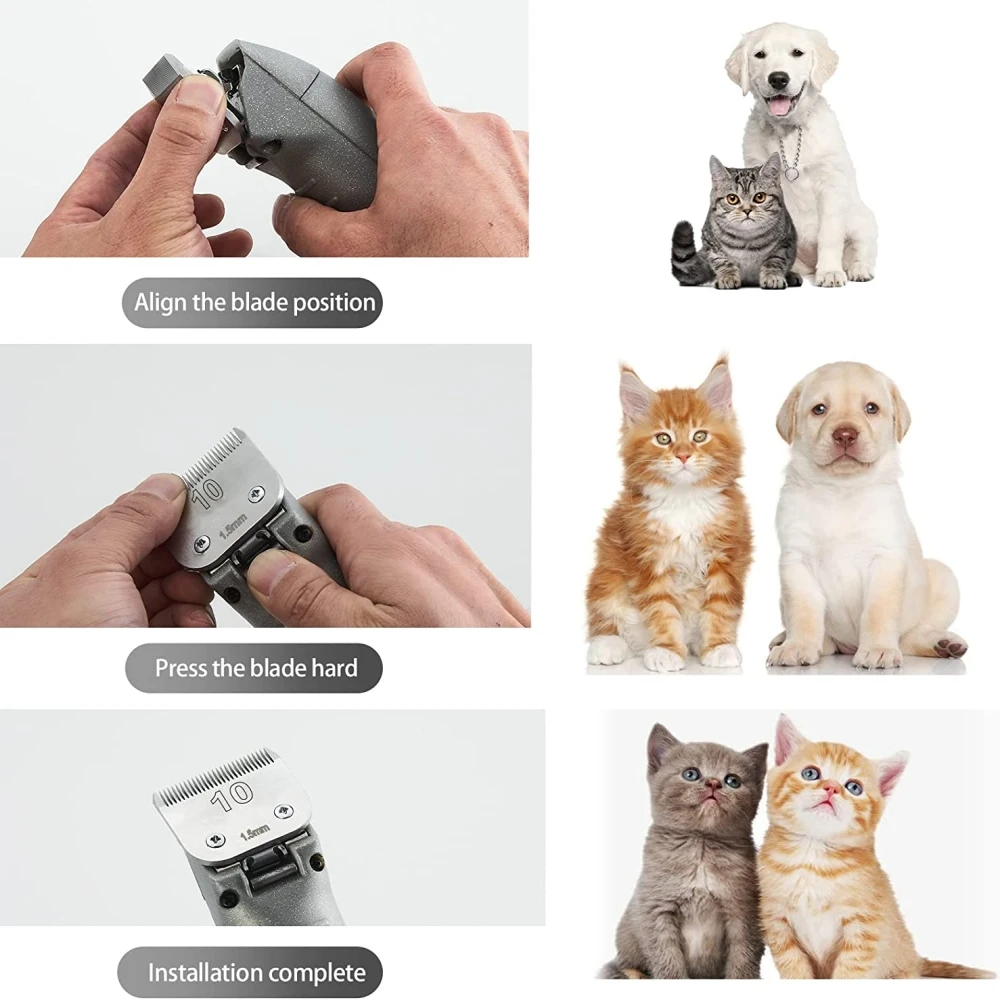 3F 4F 5F 7F 9# 10# 30# 40# 50# Professional Pet Clipper Blade A5 Blade Fit Most Andis Oster Clippers Pet Clippers Ceramic Blade thumbnail 4