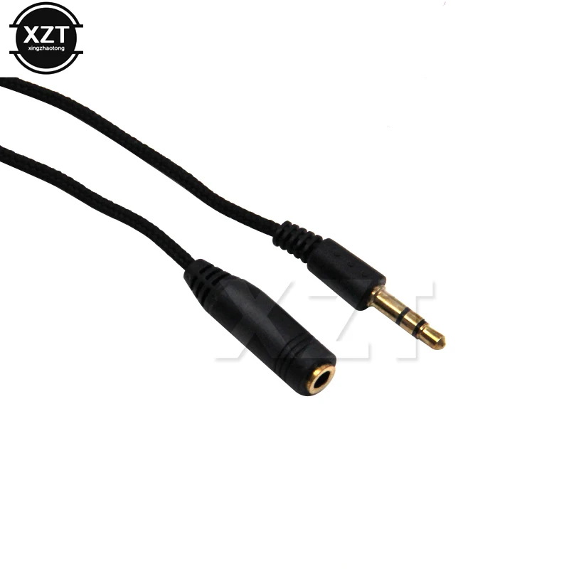 1.5m/3m/5m Headphone Extension Cable 3.5mm Jack Male to Female 3.5mm AUX Cable Audio Stereo Extender Cord Earphone Speaker thumbnail 3