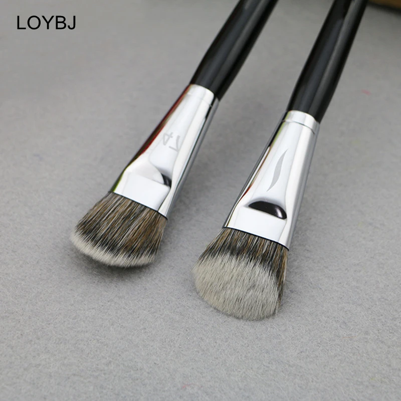 LOYBJ Professional Foundation Brush 47 Broom Head Liquid Foundation Shadow Concealer Brushes Women Face Base Makeup Beauty Tools thumbnail 4